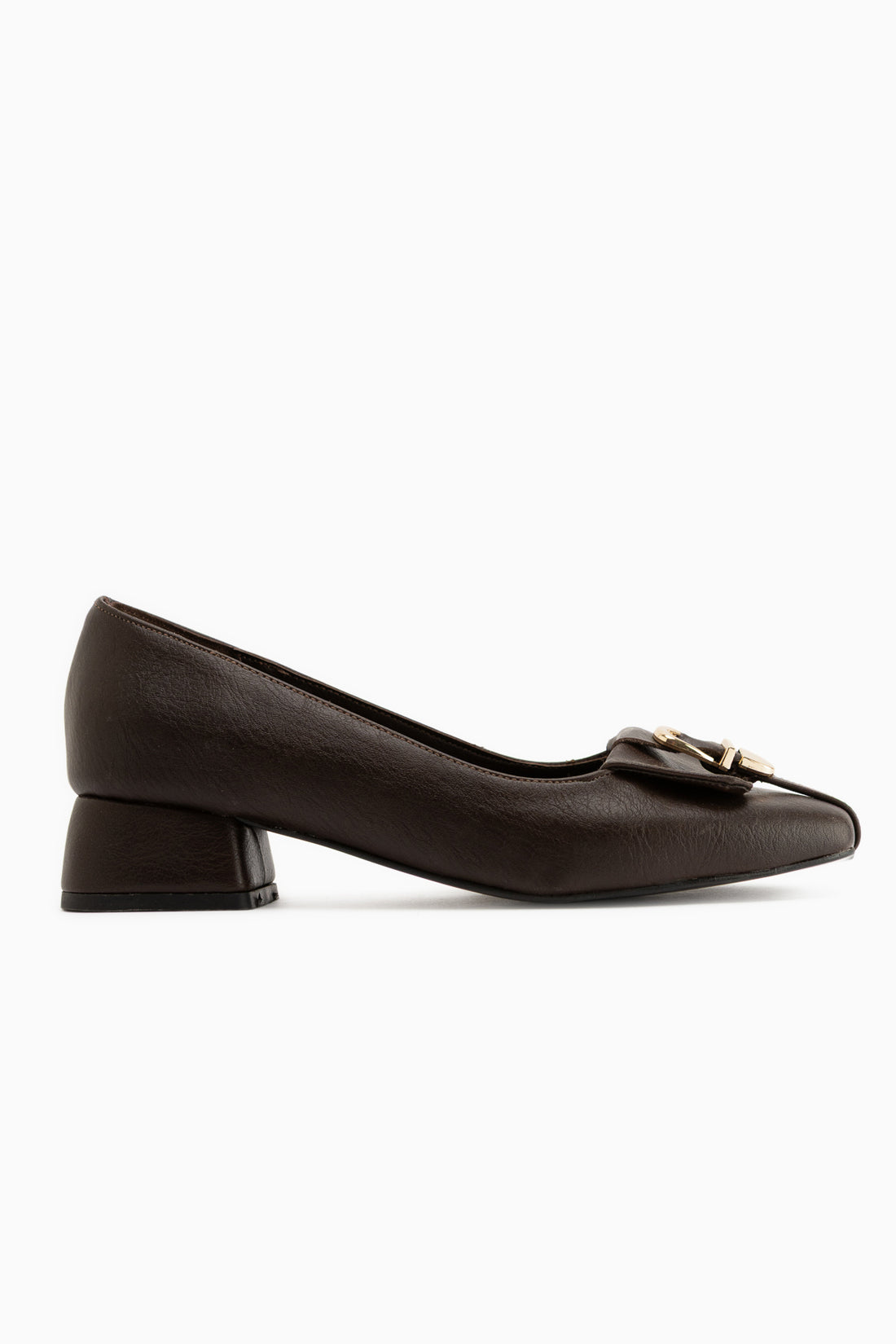 Jerry Echtes Leder Braun Kurz Absatz Damen Schuhe