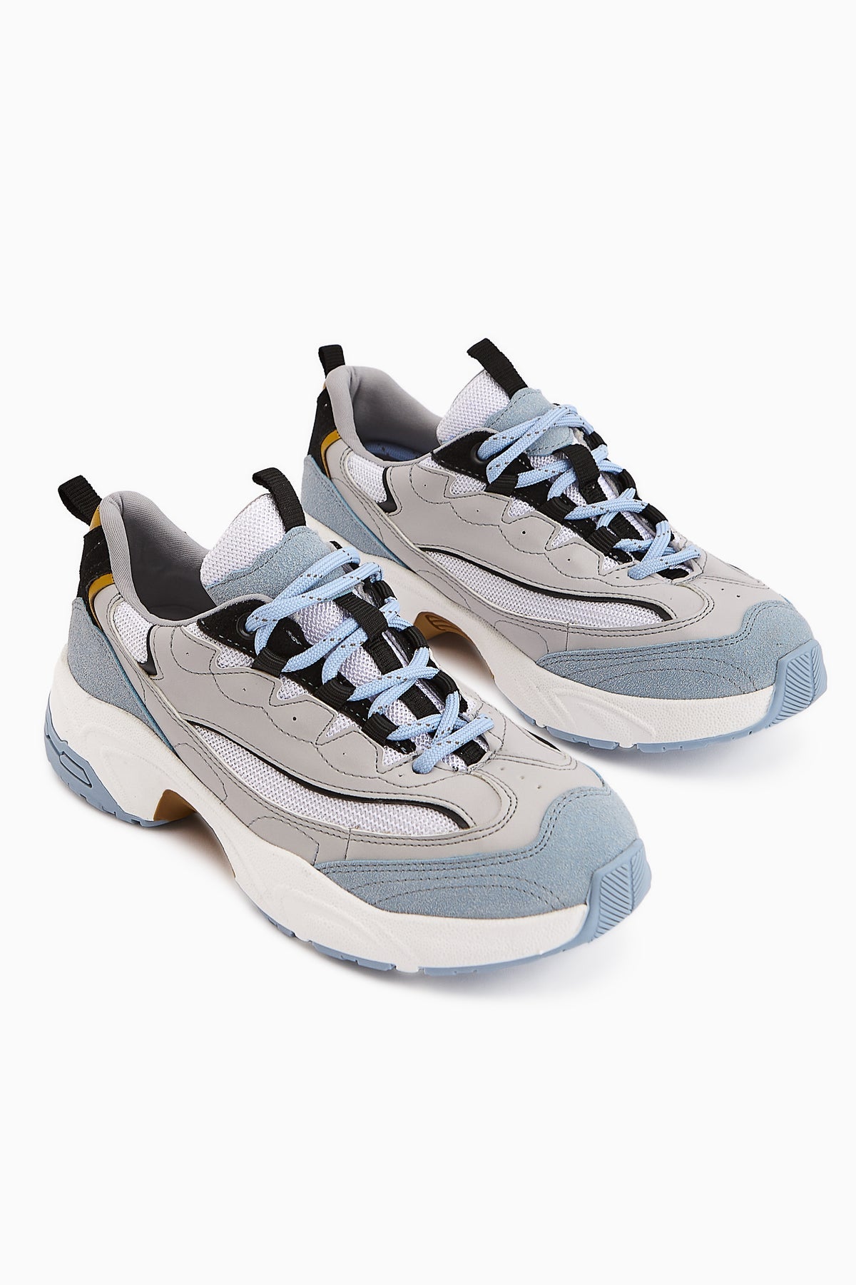 Rozhin Blue Thick Sole Women's Sneakers