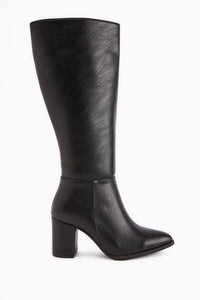 Deniza Black High Heel Women's Boot