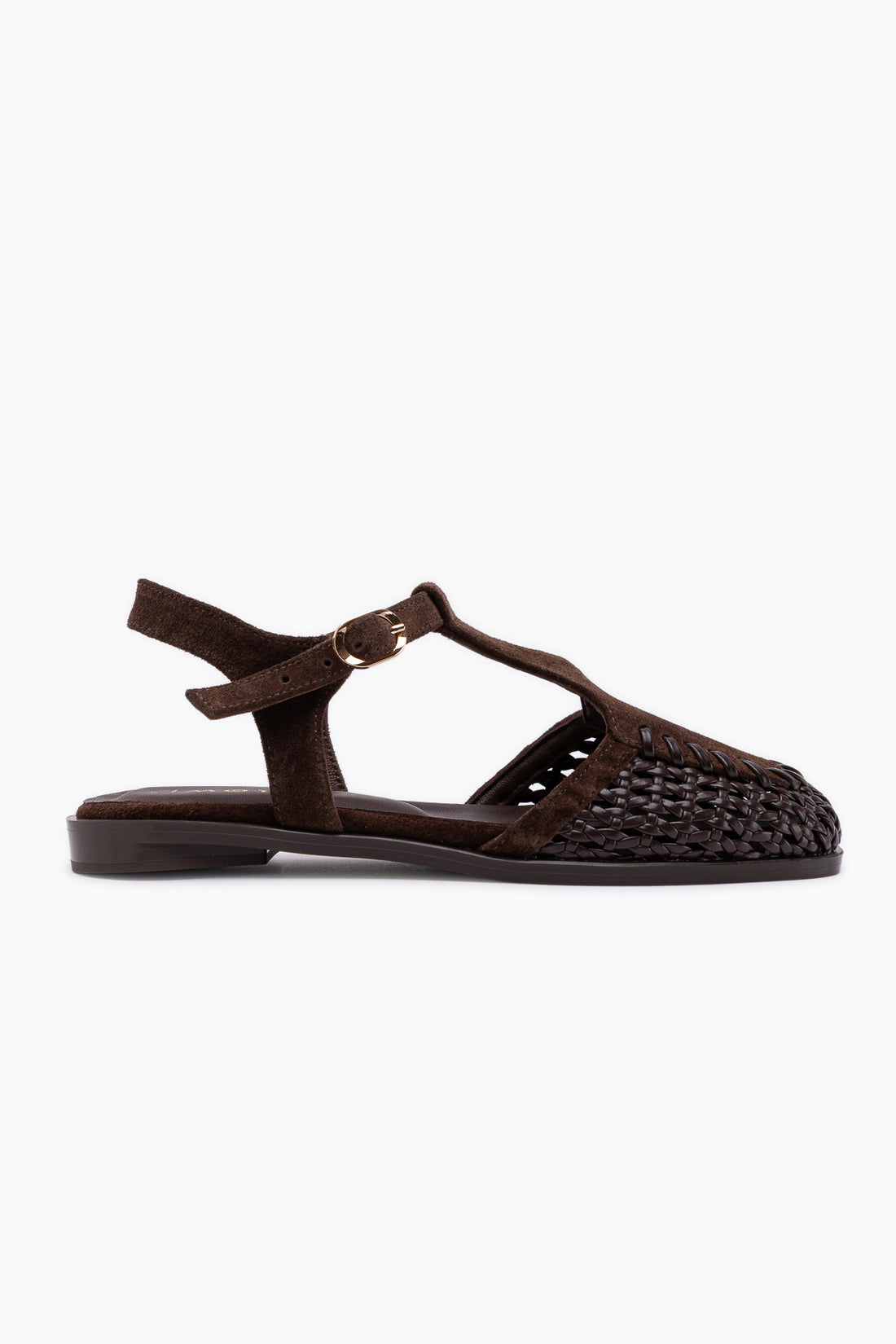 Clea Genuine Leather Brown Closed Toe Women’s Sandal