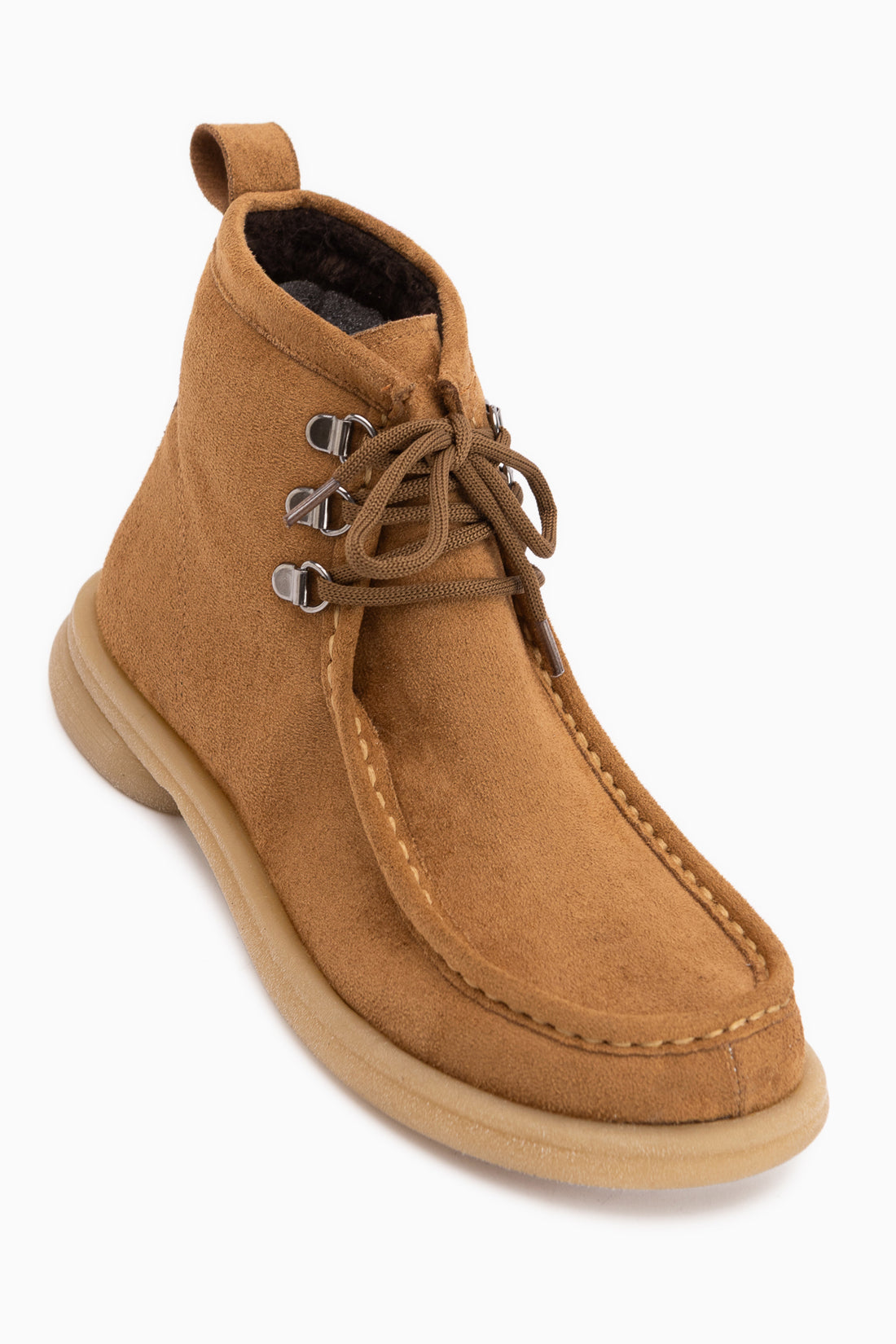 Edie Wildleder Schnürstiefel Damen