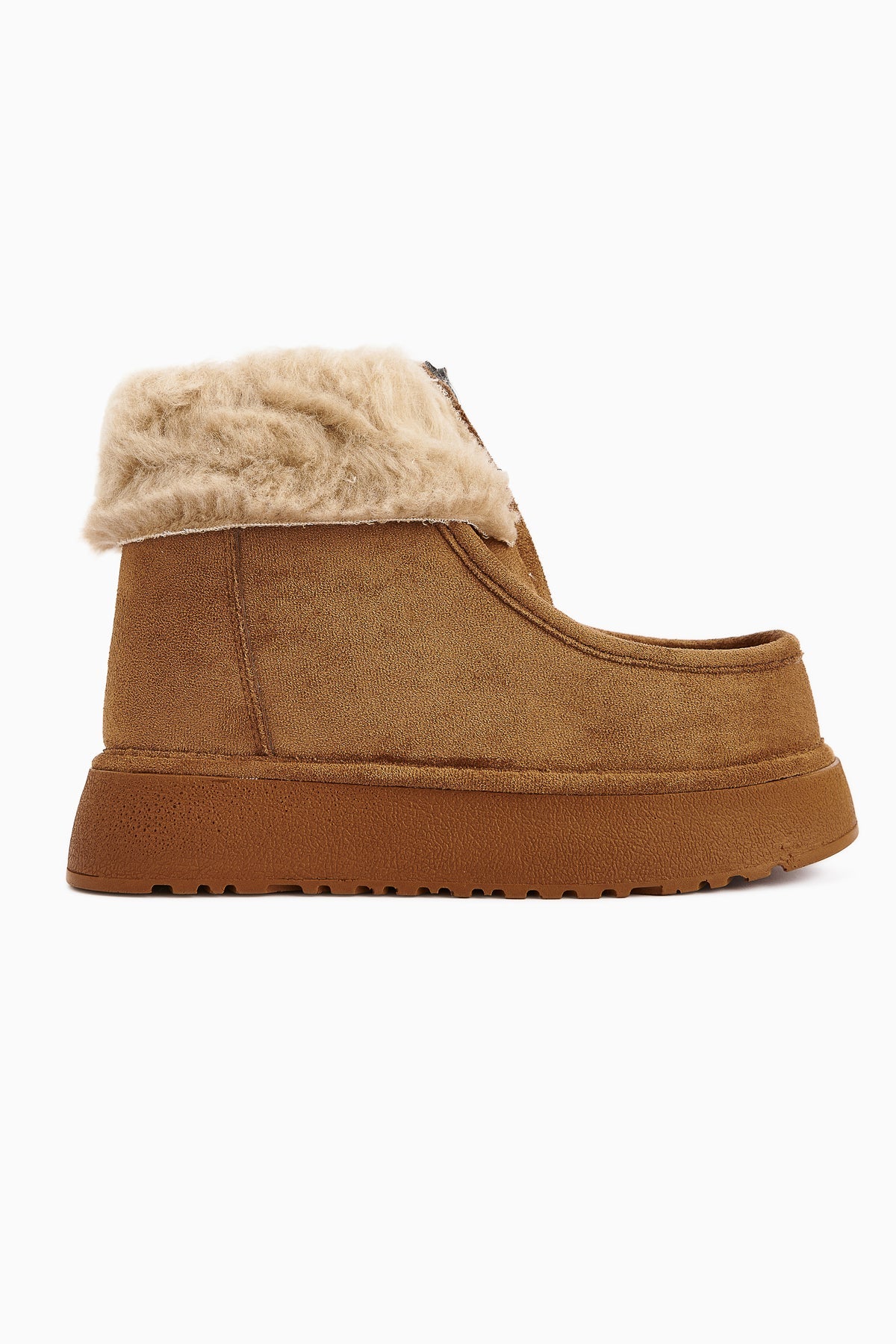 Erva Taba Suede Fur Women's Boot