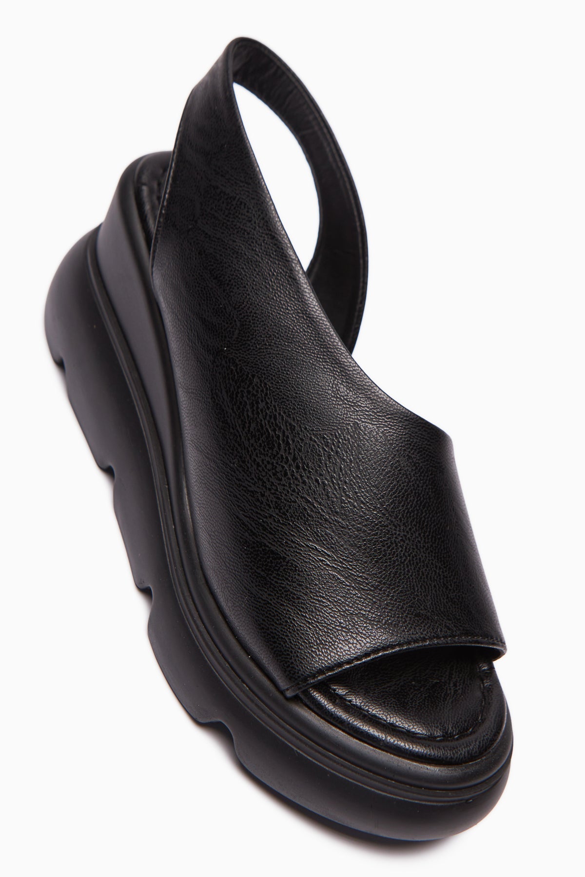 Lima Schwarz Dicksohle Offene Zehen Damen Sandalen