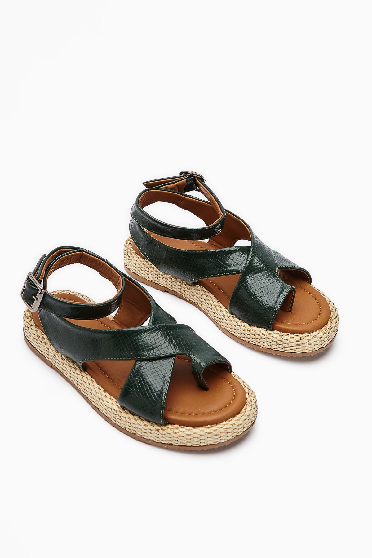 Kani Damen Zehentrenner in Olive