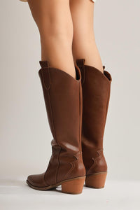 Lhena Taba Western Pull On Boots