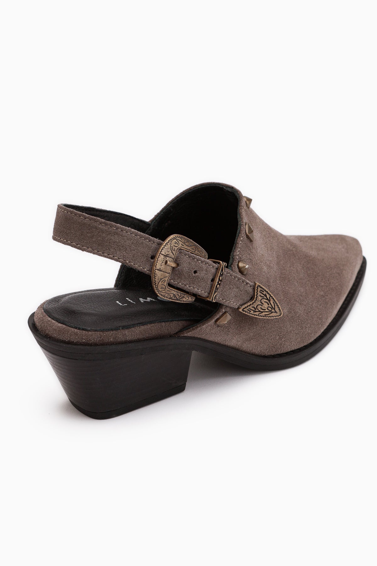 Tima Echtes Leder Mink Absatz Damen Sandale