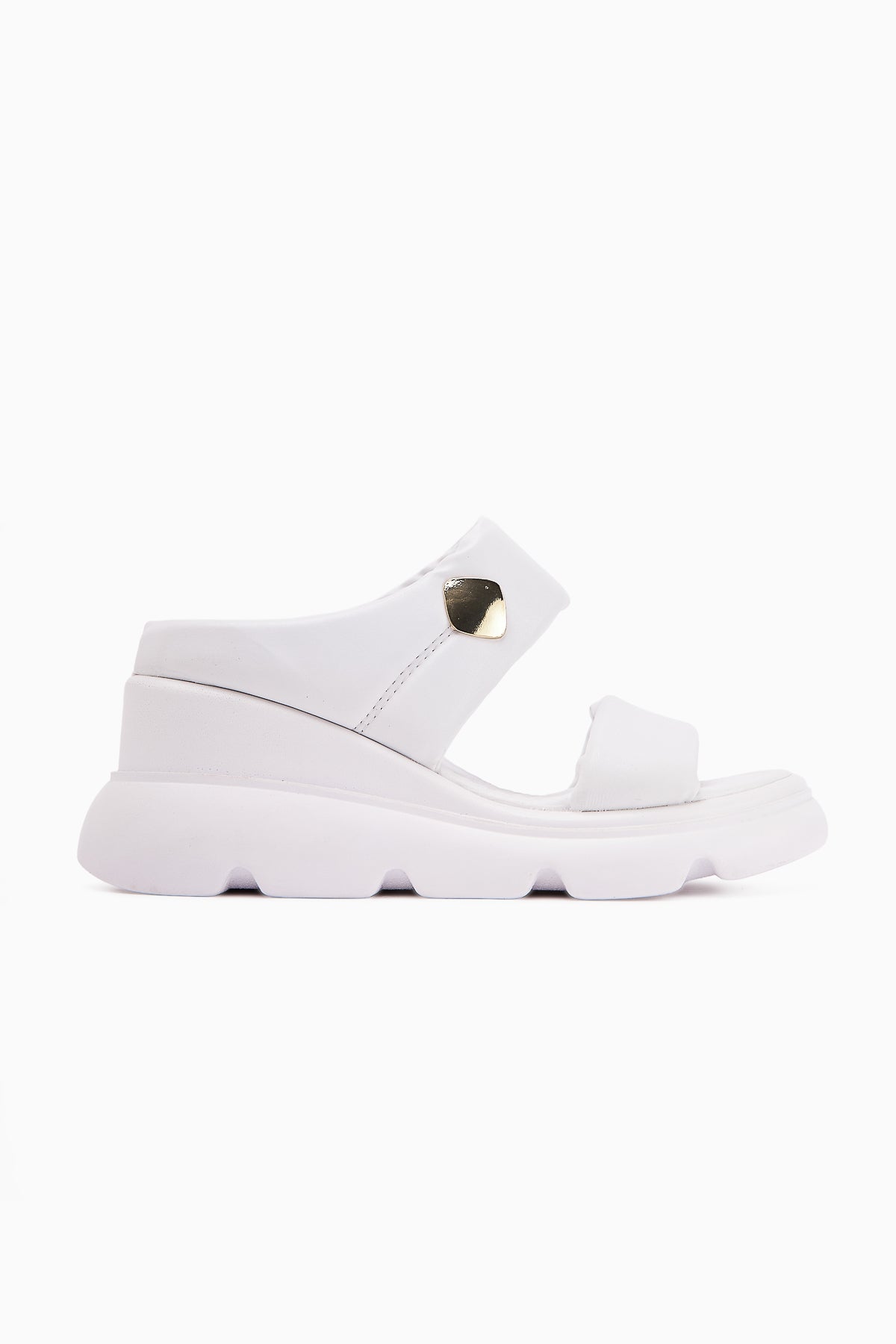 Susi Weißer Hoher Absatz Flauschige Damen Slipper