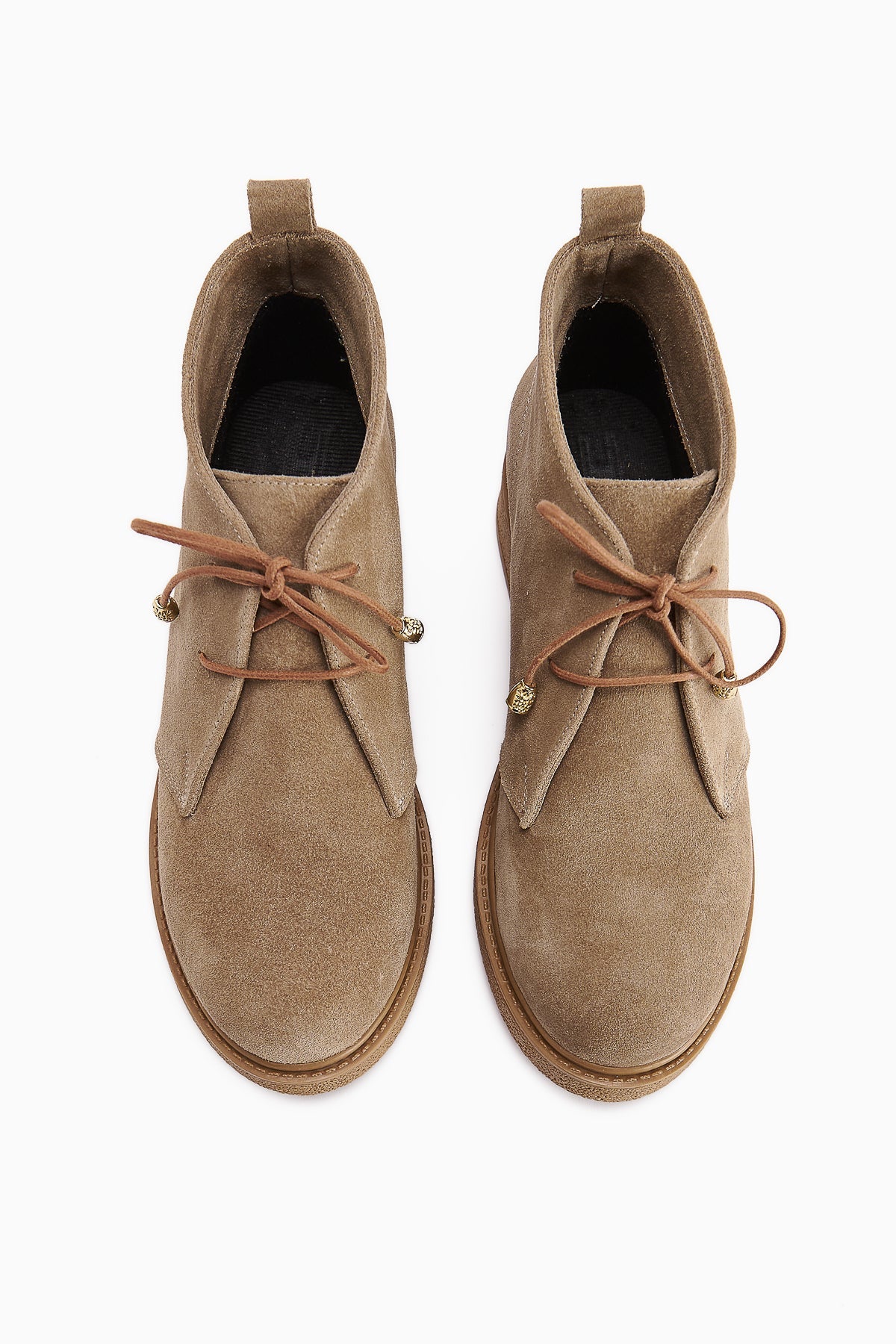 Henna Genuine Leather Mink Suede Lace-Up Women's Boot