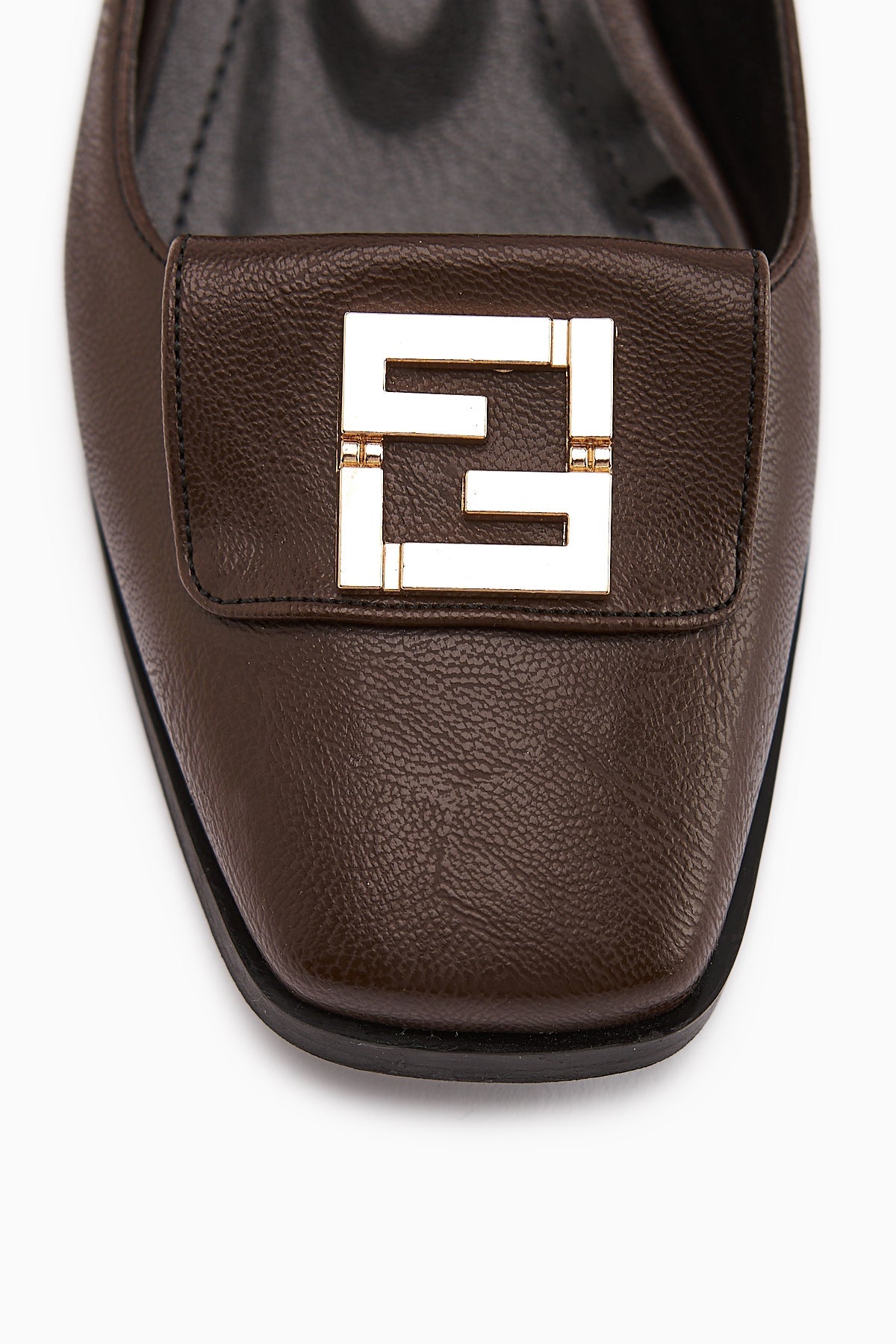 Emmy Women's Coffee Buckled Low Heel Shoe