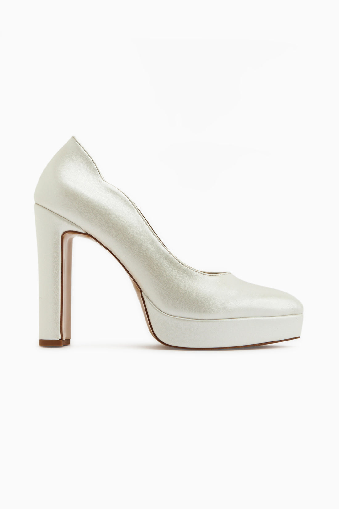 Ragni Perlmutt Plattform Absatzschuhe Damen