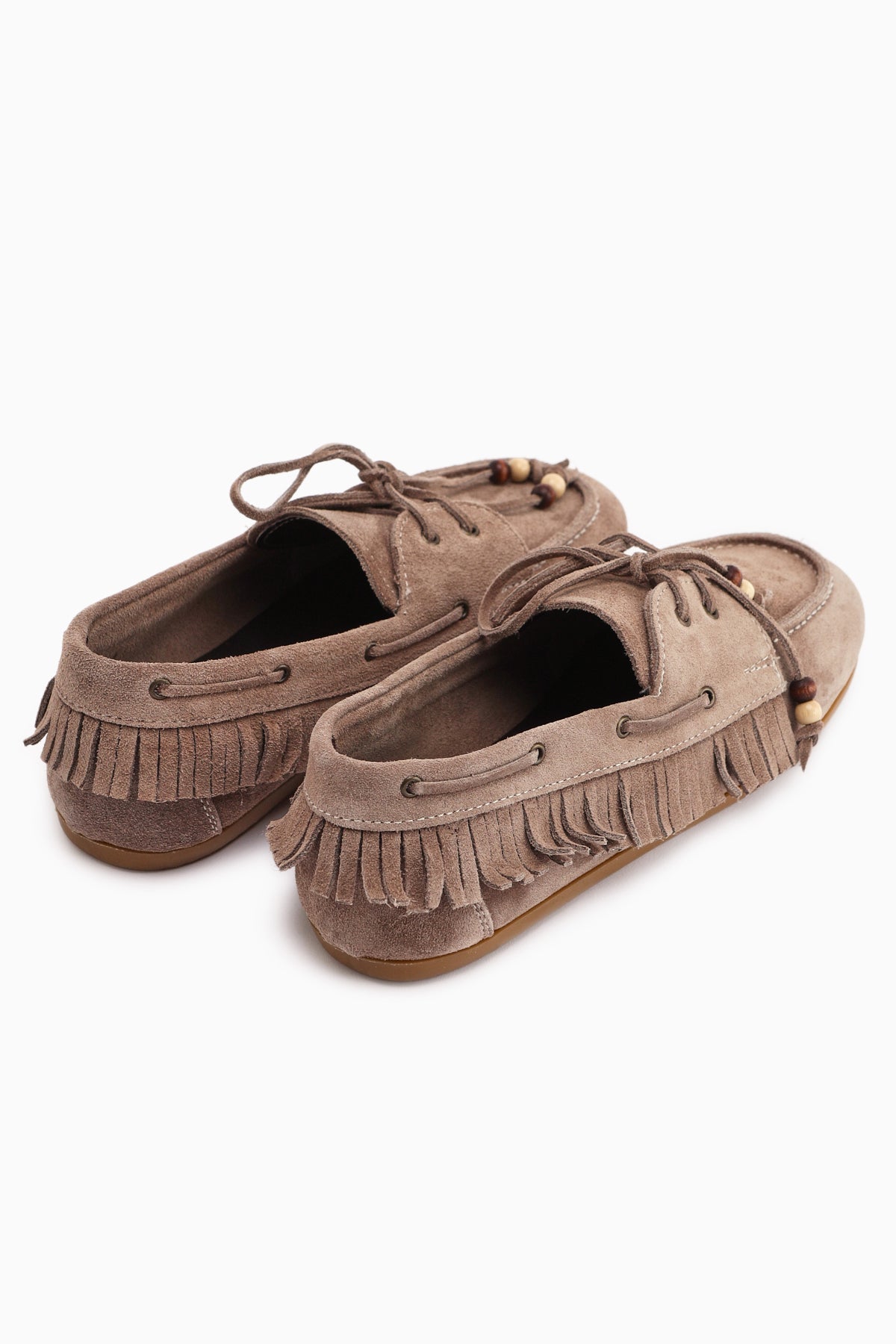 Rania – Taupe Echtleder Loafer (Damen)