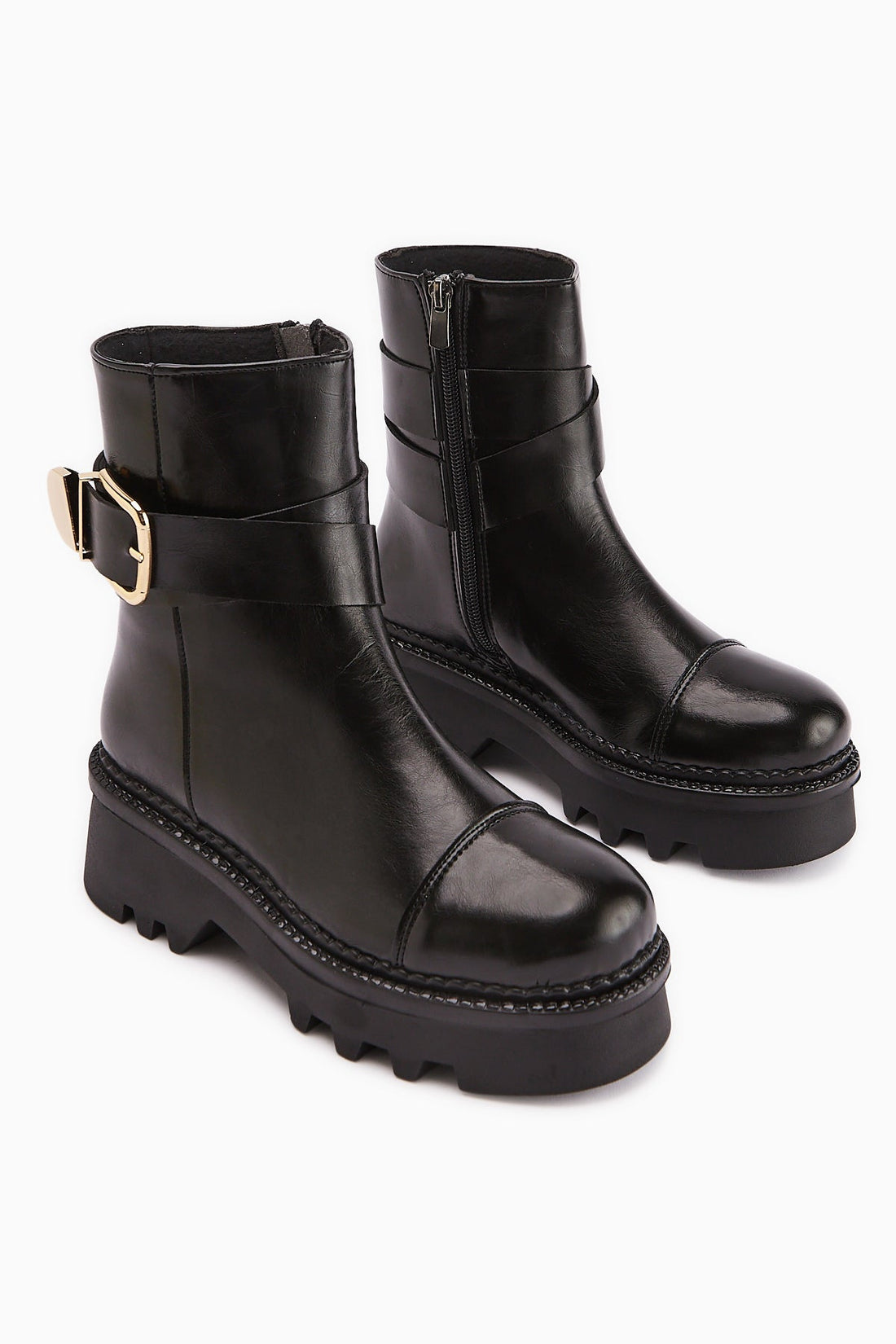 Cristin Black High Platform Women's Boot