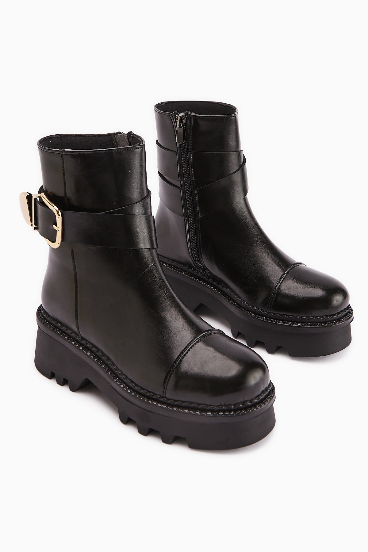 Cristin Black High Platform Women's Boot