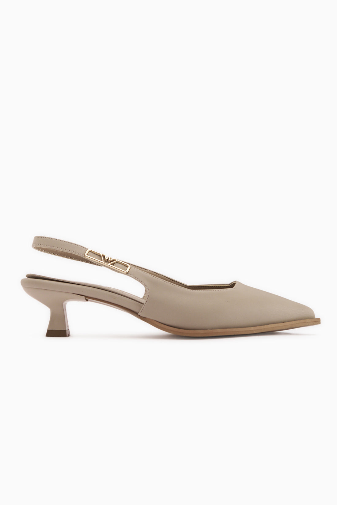 Gina Beige Kurzabsatz Damen Schuhe