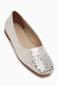 Lorin Silver Stone Women’s Ballet Flats