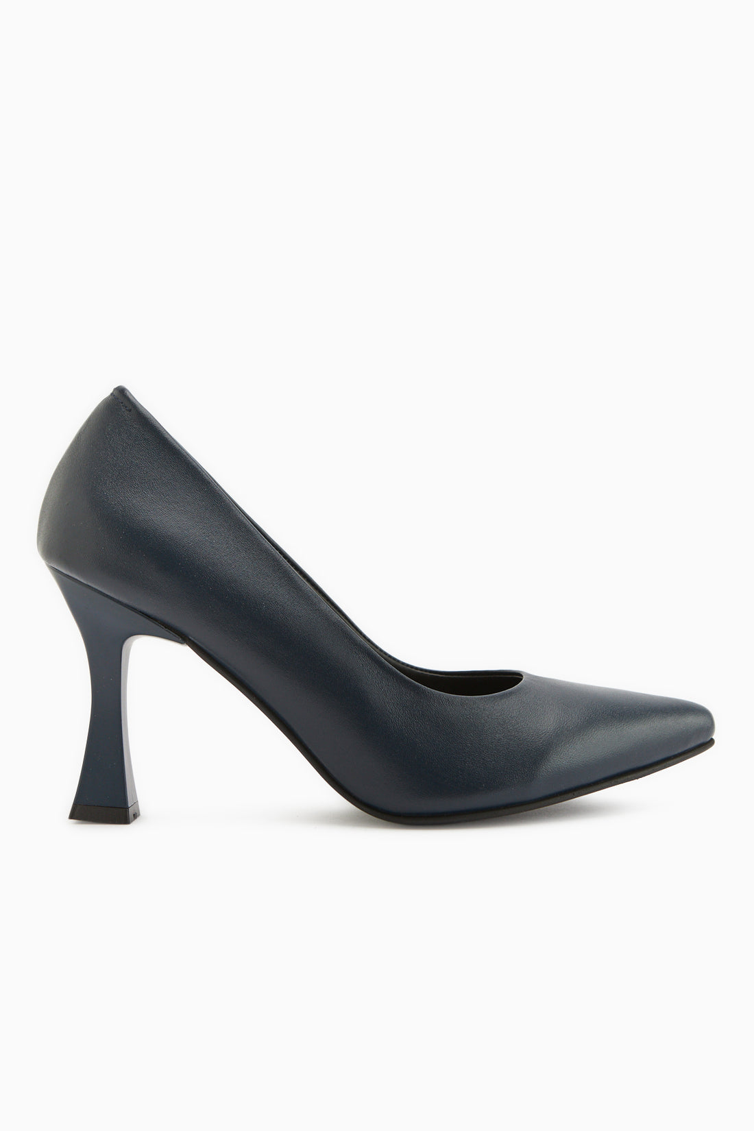 Echtes Leder Marine Damen Absatzschuhe Stiletto