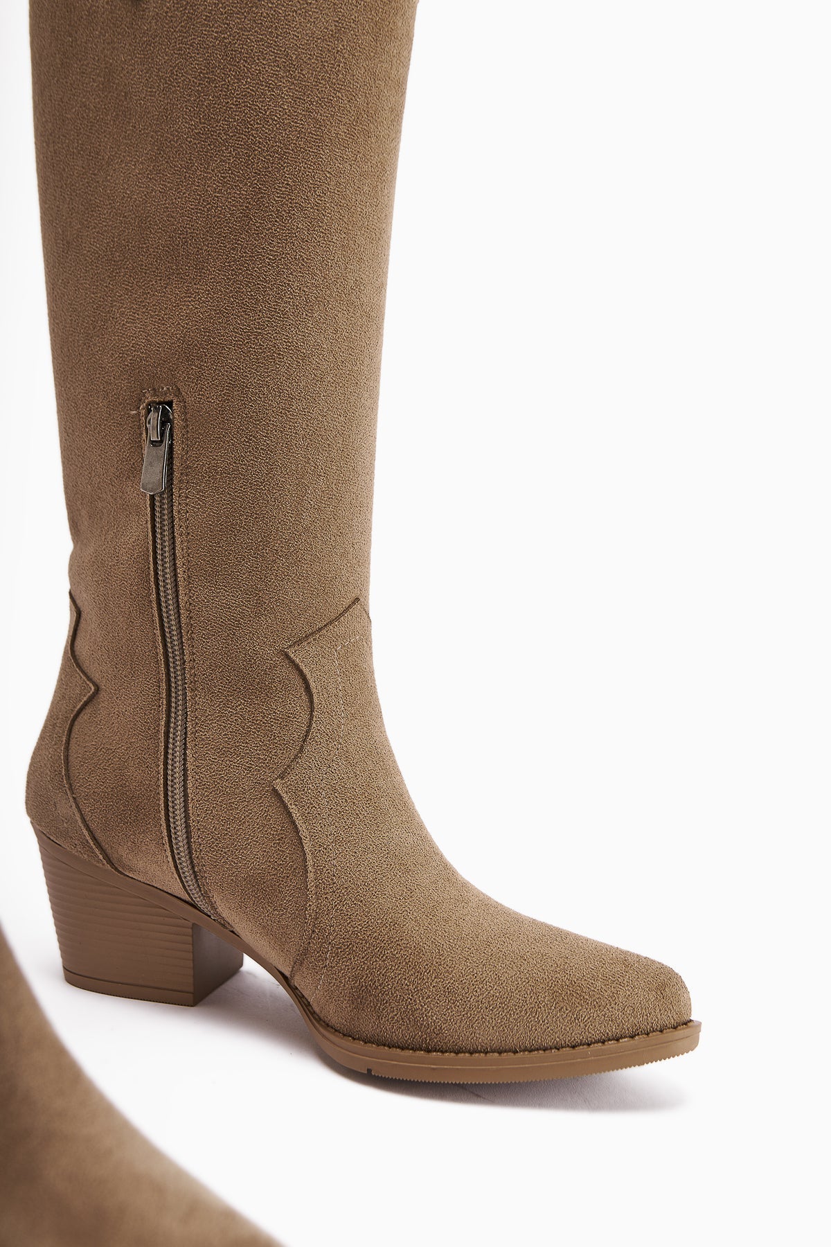 Frida Mink Suede Western Women's Boot