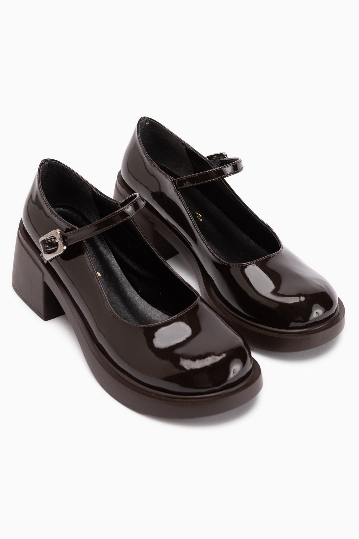 Mirka Brown Strap Women’s Loafer Shoes