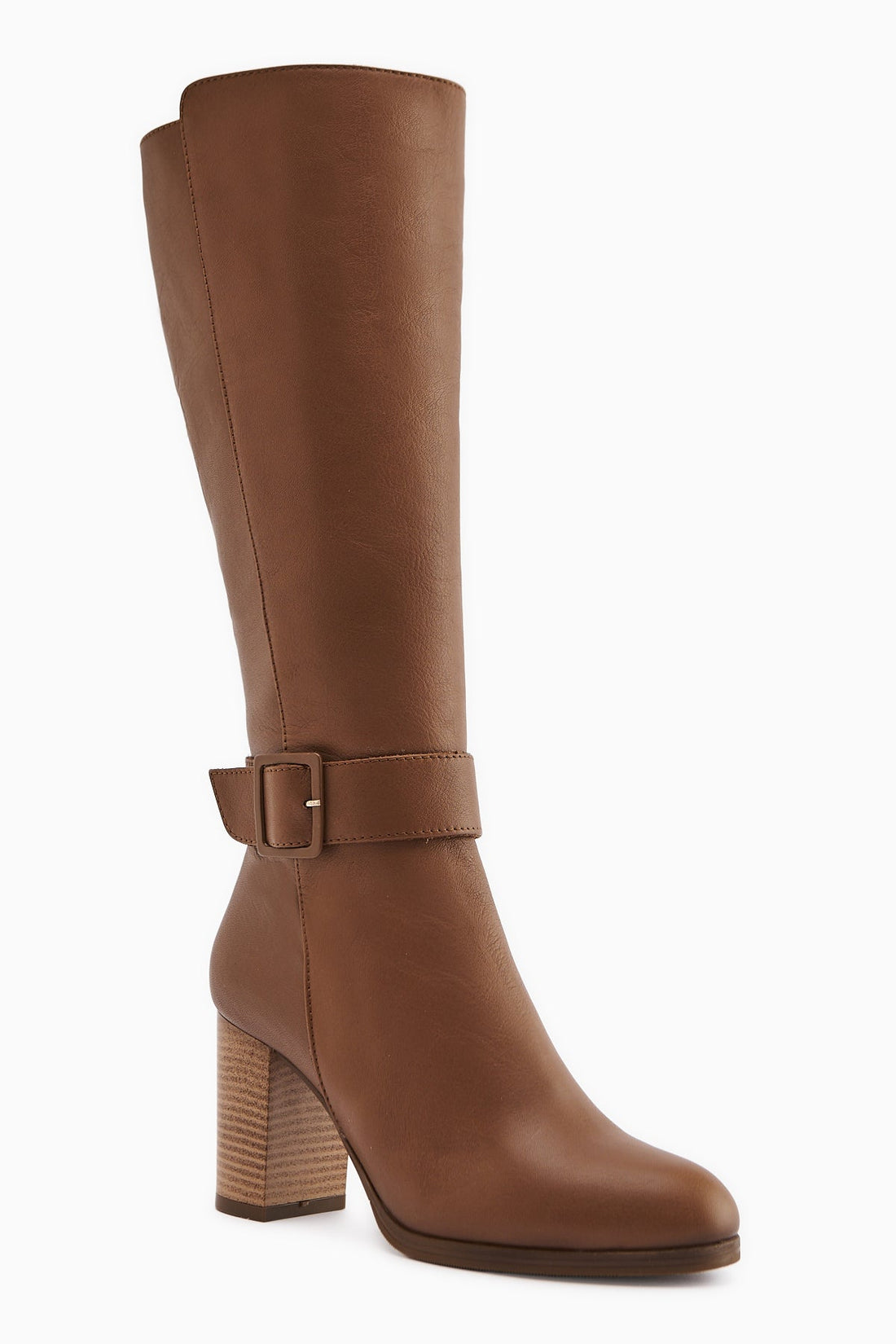 Jeen Genuine Leather Taba Heeled Women's Boot