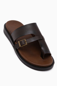 Enisa Brown Thong Women’s Slippers