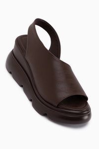 Lima Brown Thick Sole Open Toe Women’s Sandal