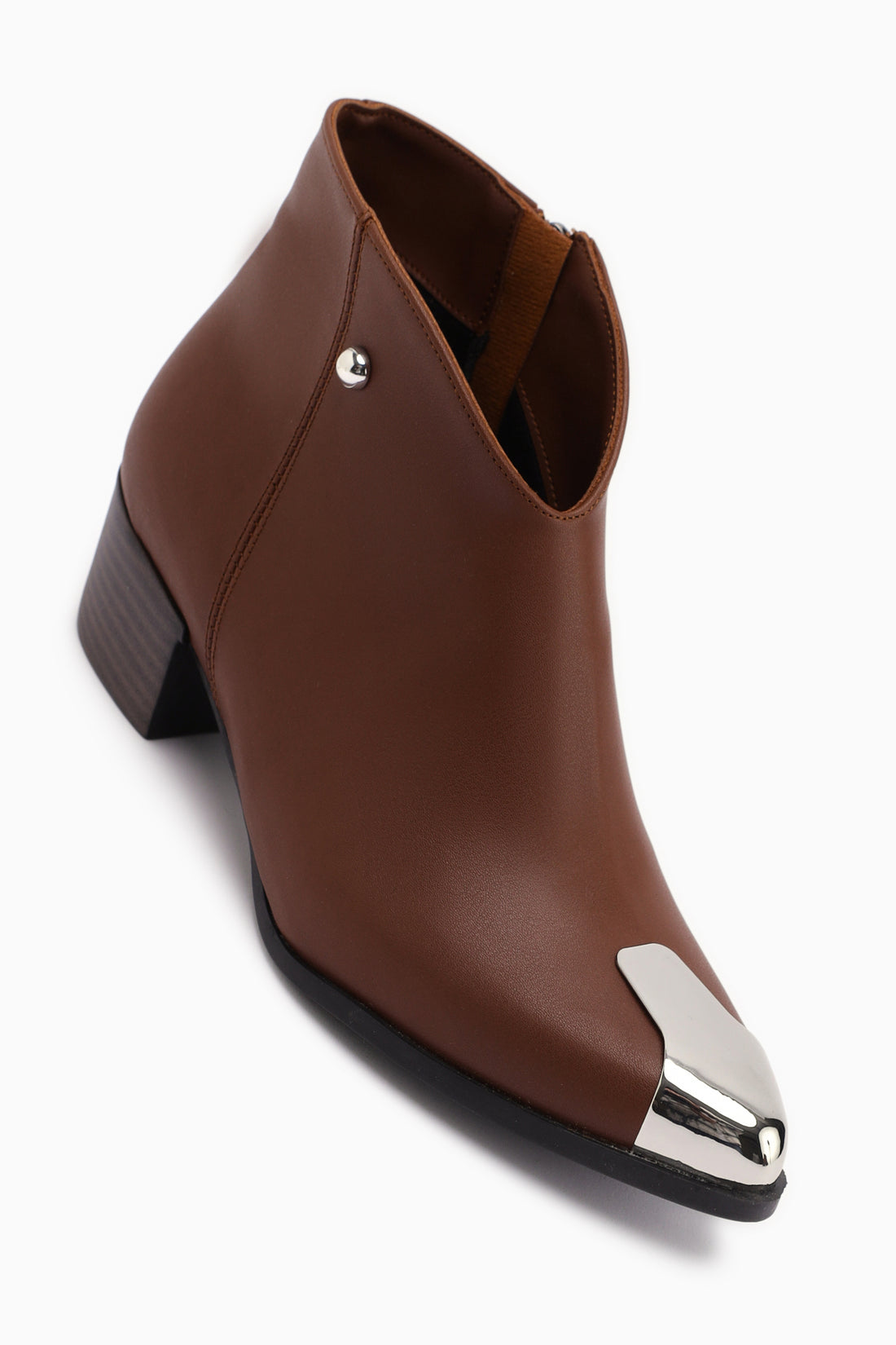 Jay Tan Spitzes Metall Detail Damen Stiefel