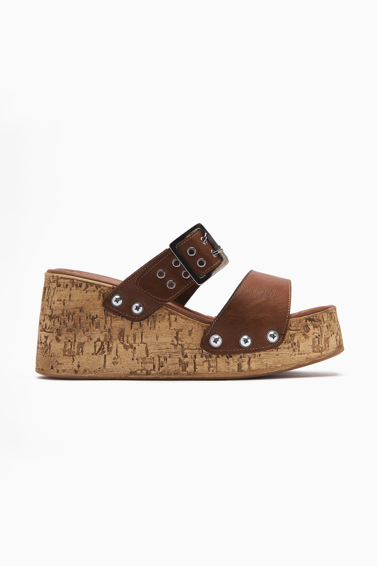 Freya Black Screw Detail Women's Slippers