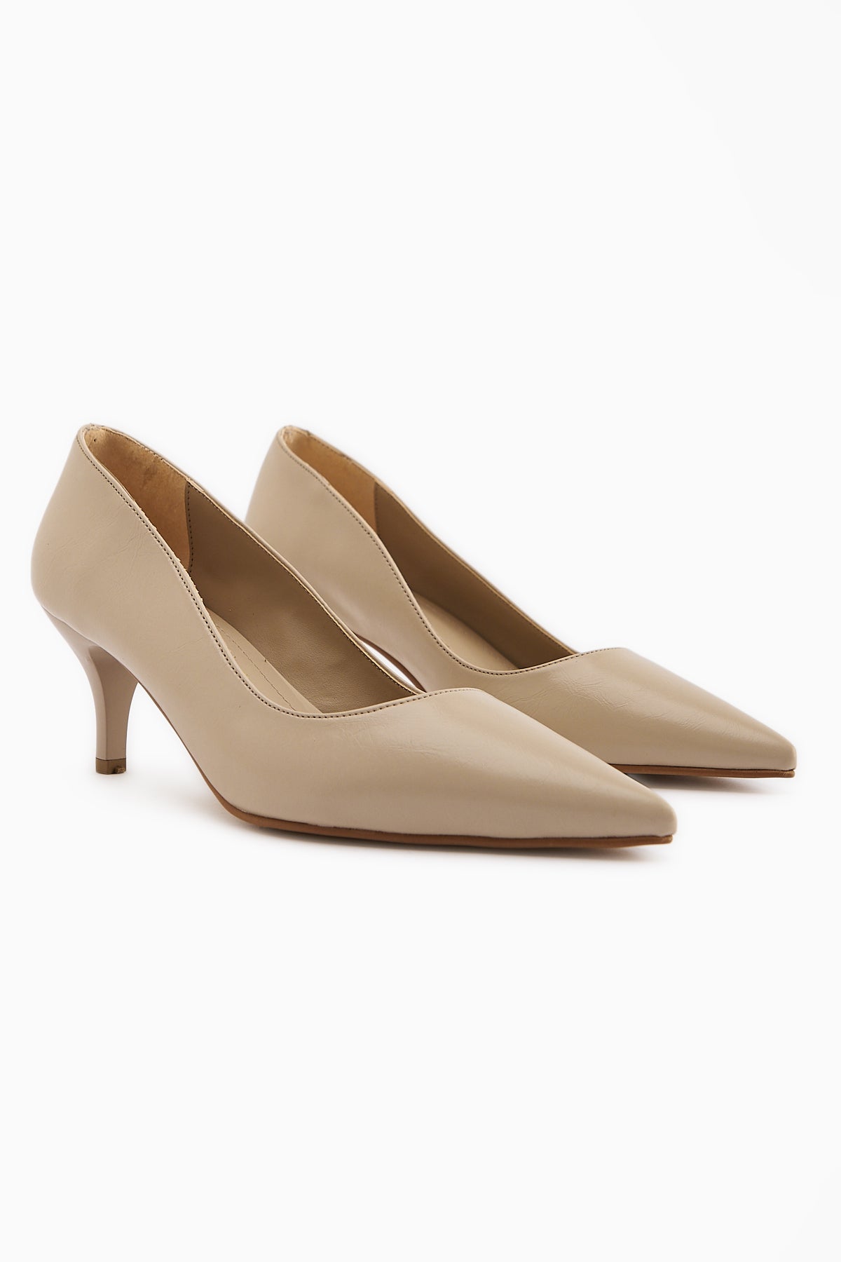 Flora – Beige Schuh mit Stilettoabsatz (Damen)