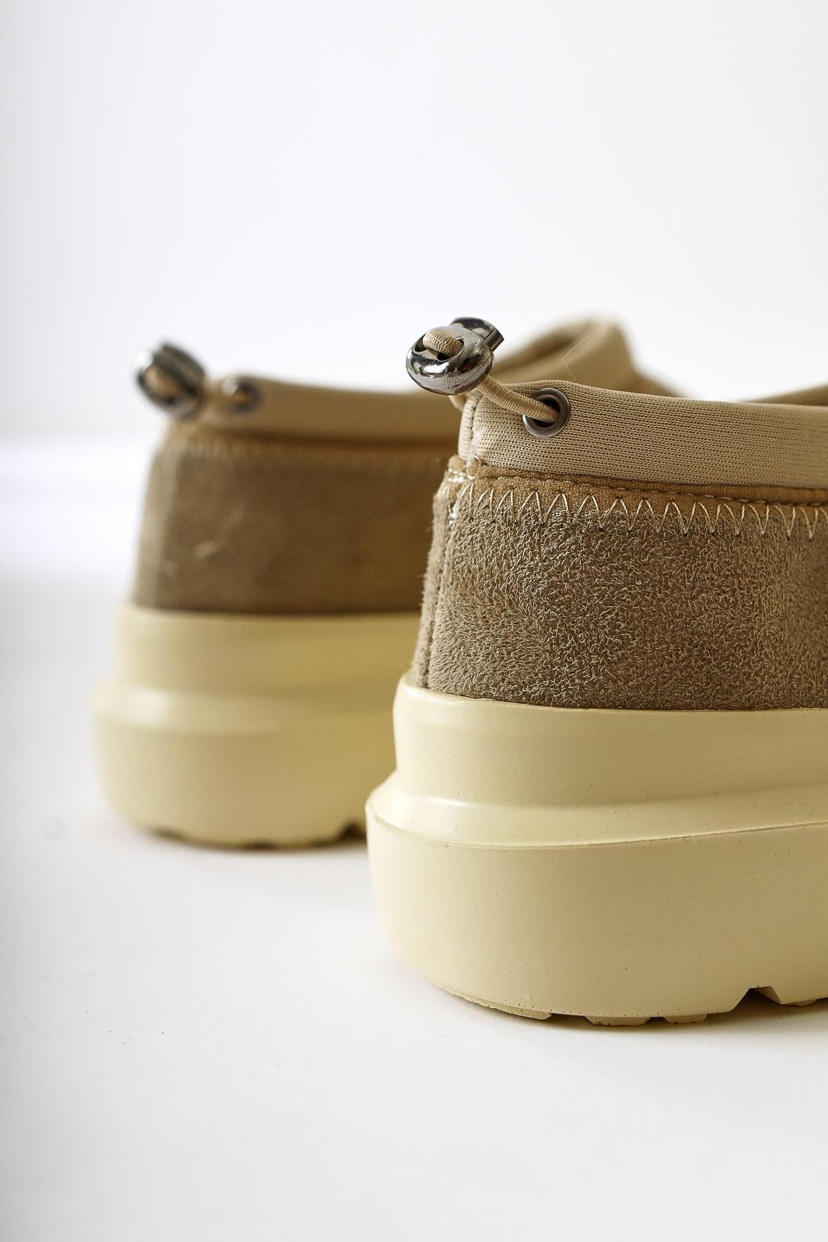 Katelyn – Beige Suede-Coated Fur-Lined Shoe (Women)