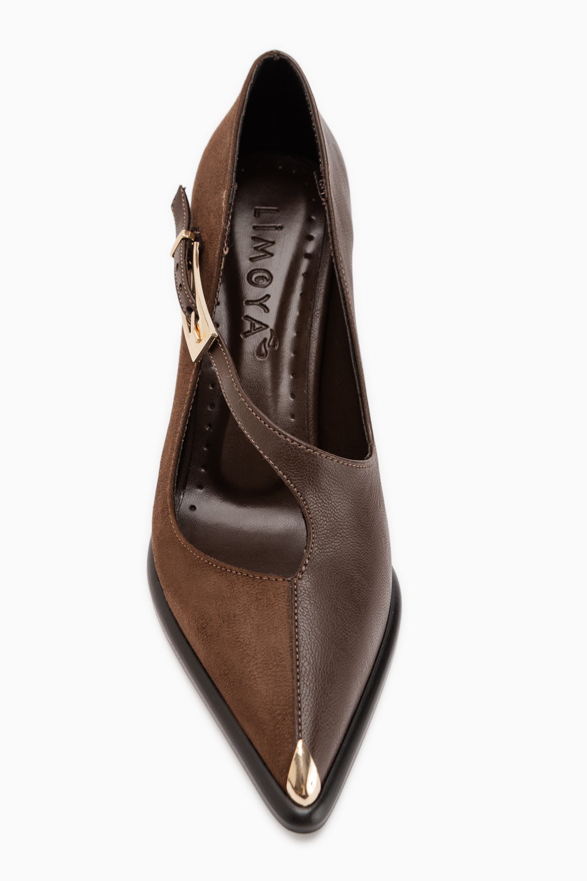 Cruse Braun Gürtelschnalle Damen Absatzschuhe