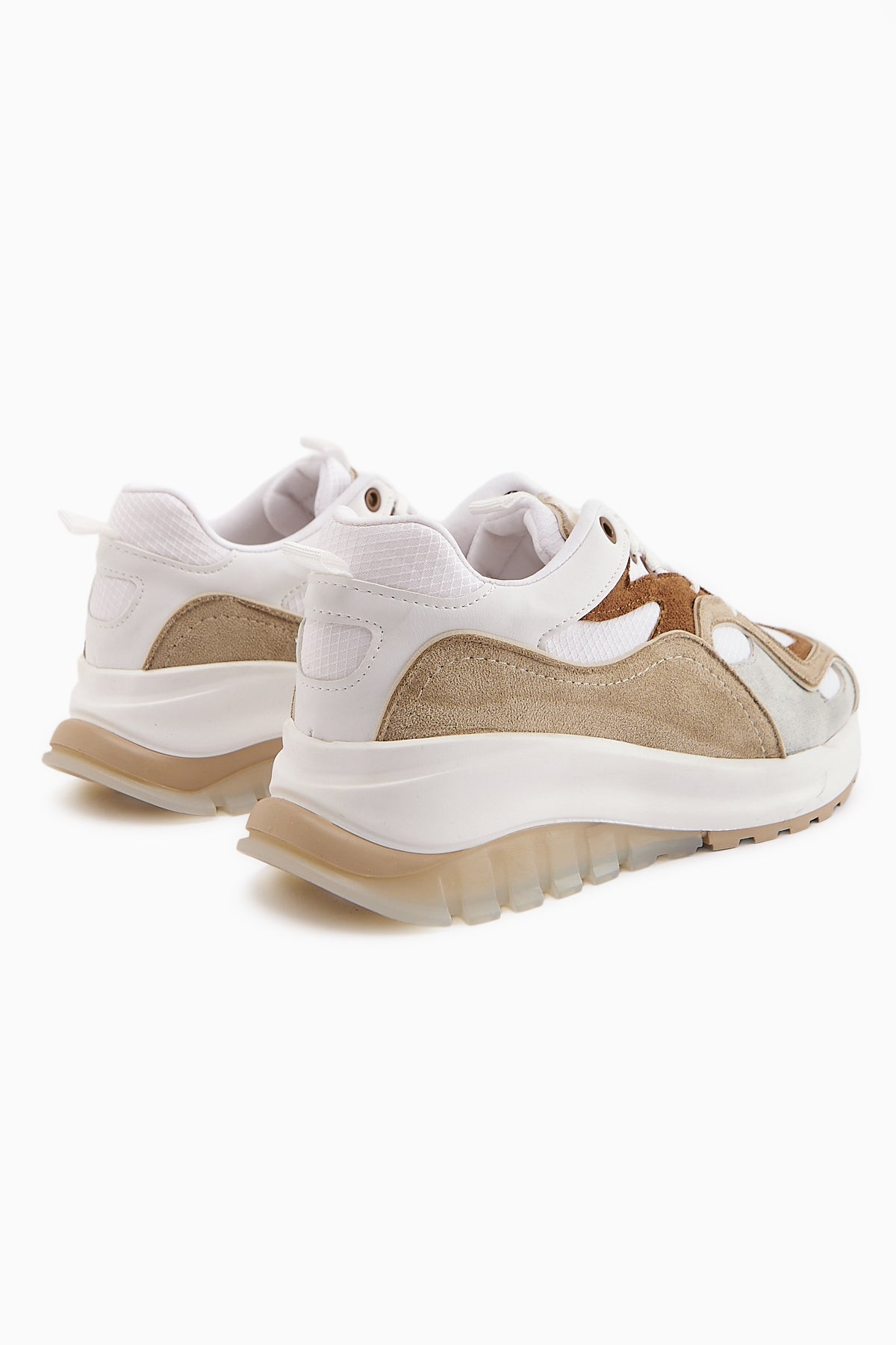 Klara Taba Suede High-Soled Women's Sneakers