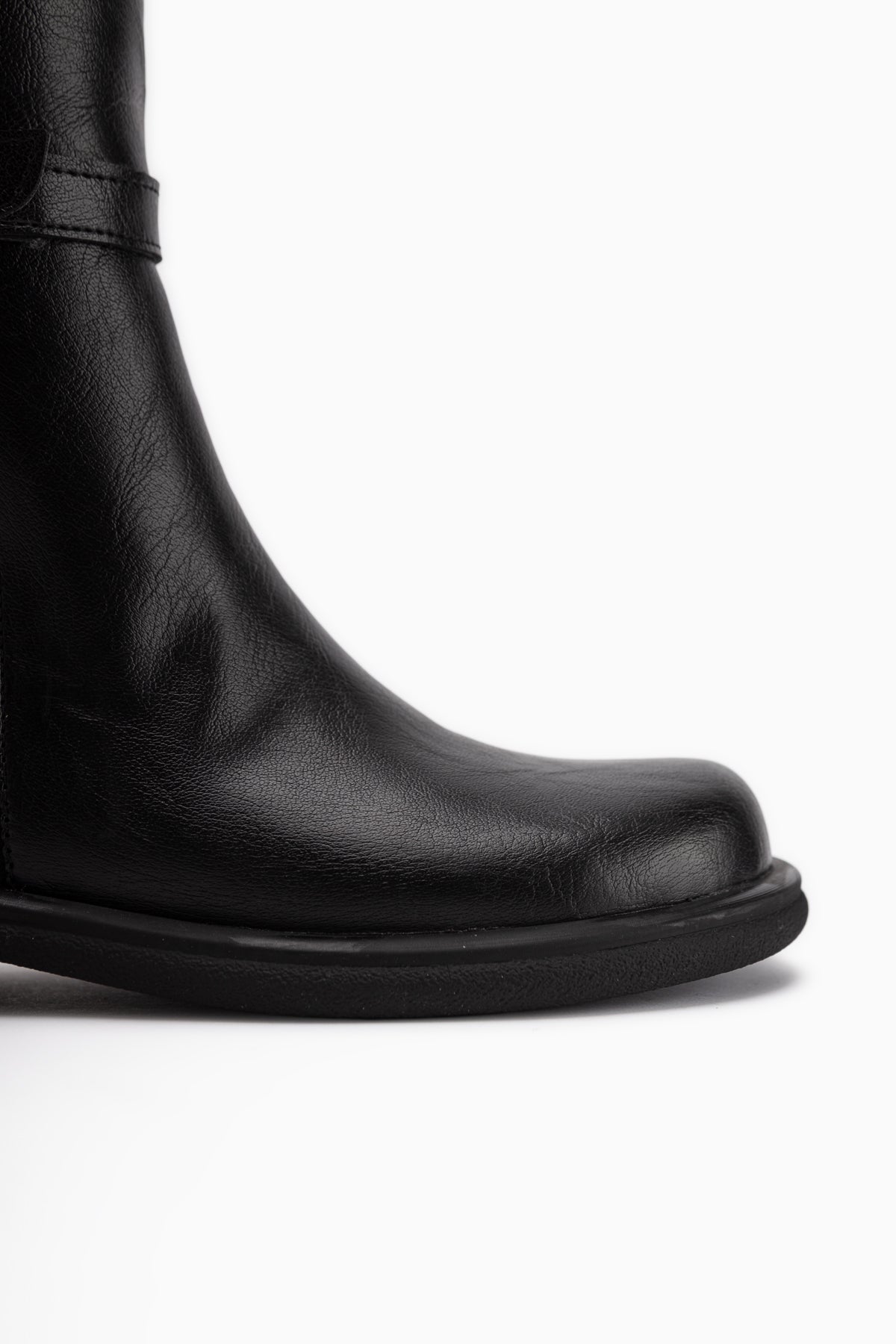 Hilda Schwarze Wildleder Gürtels Damen Stiefel