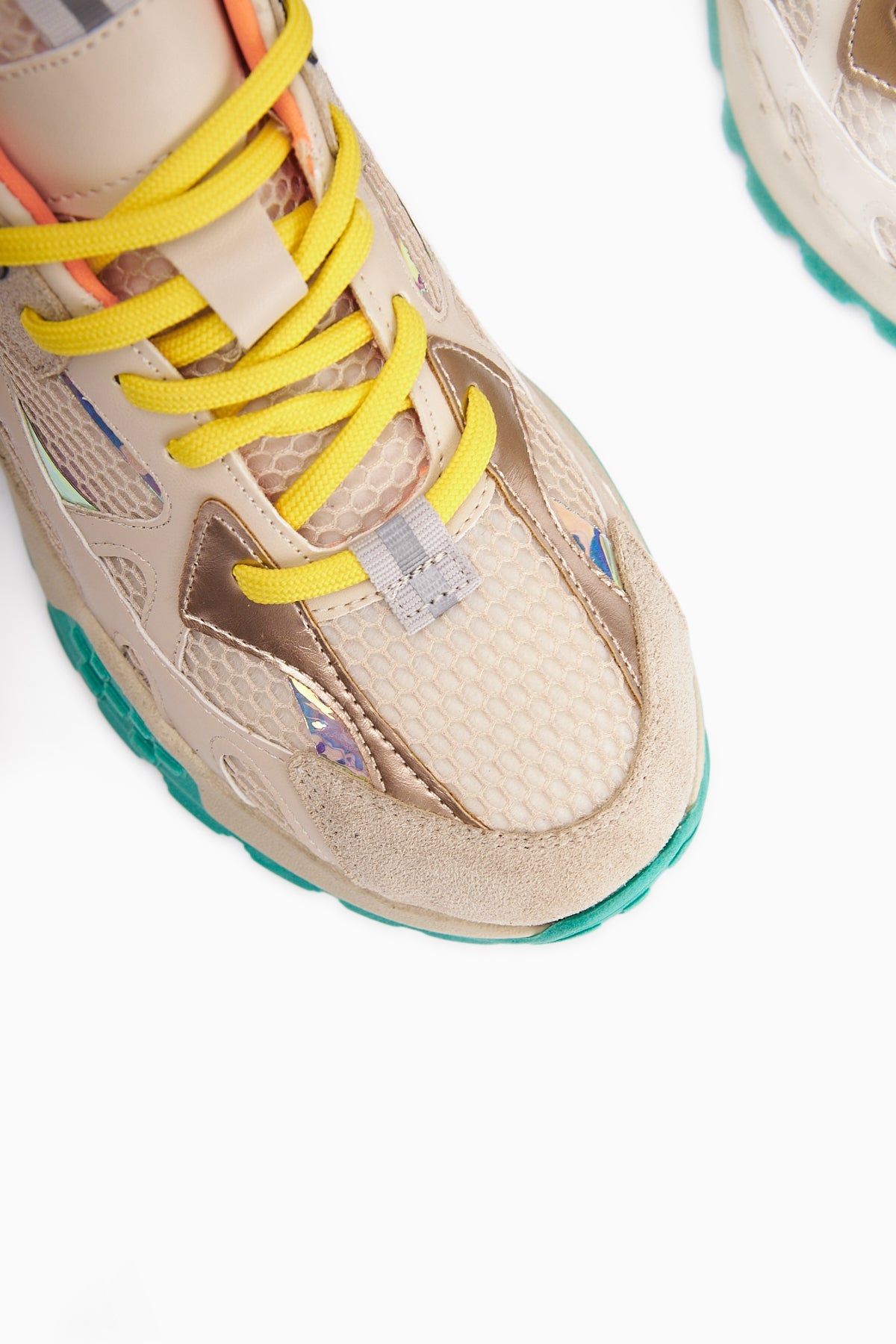 Sonila Beige Chunky Sole Women's Sport Shoe