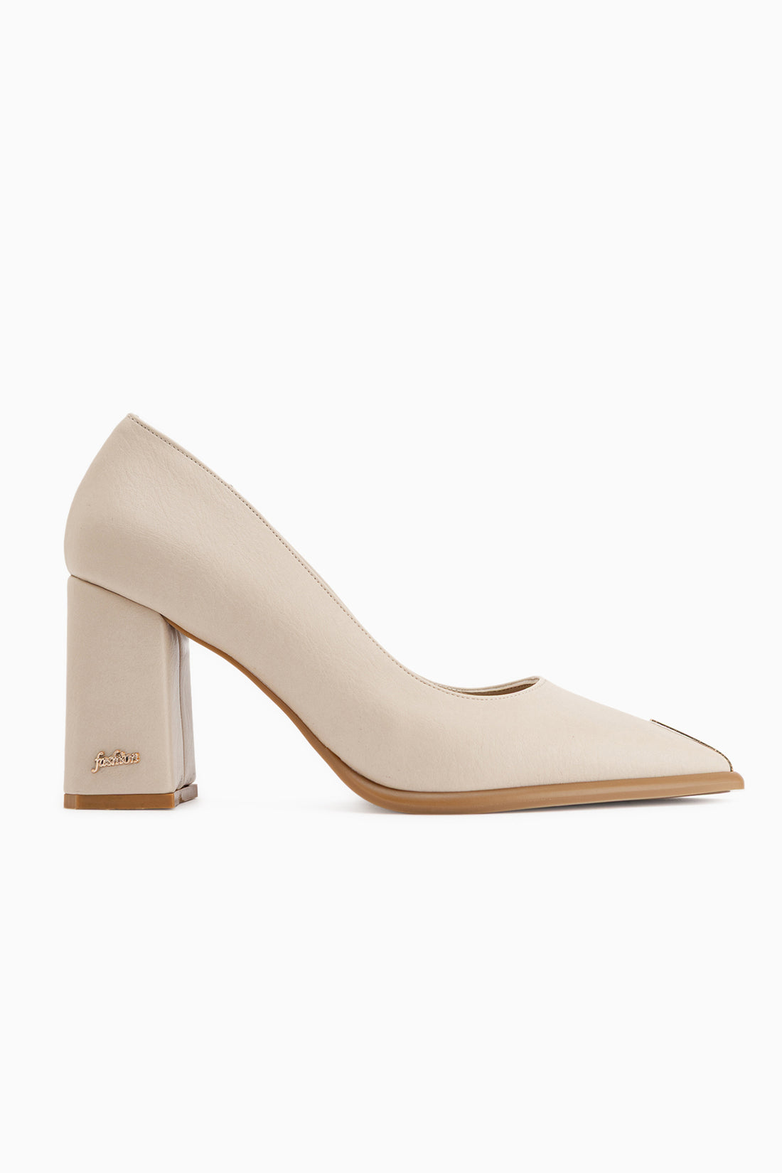 Candy Echtes Leder Beige Damen Absatzschuhe