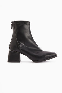 Dominga Schwarze Reißverschluss Damen Stiefel