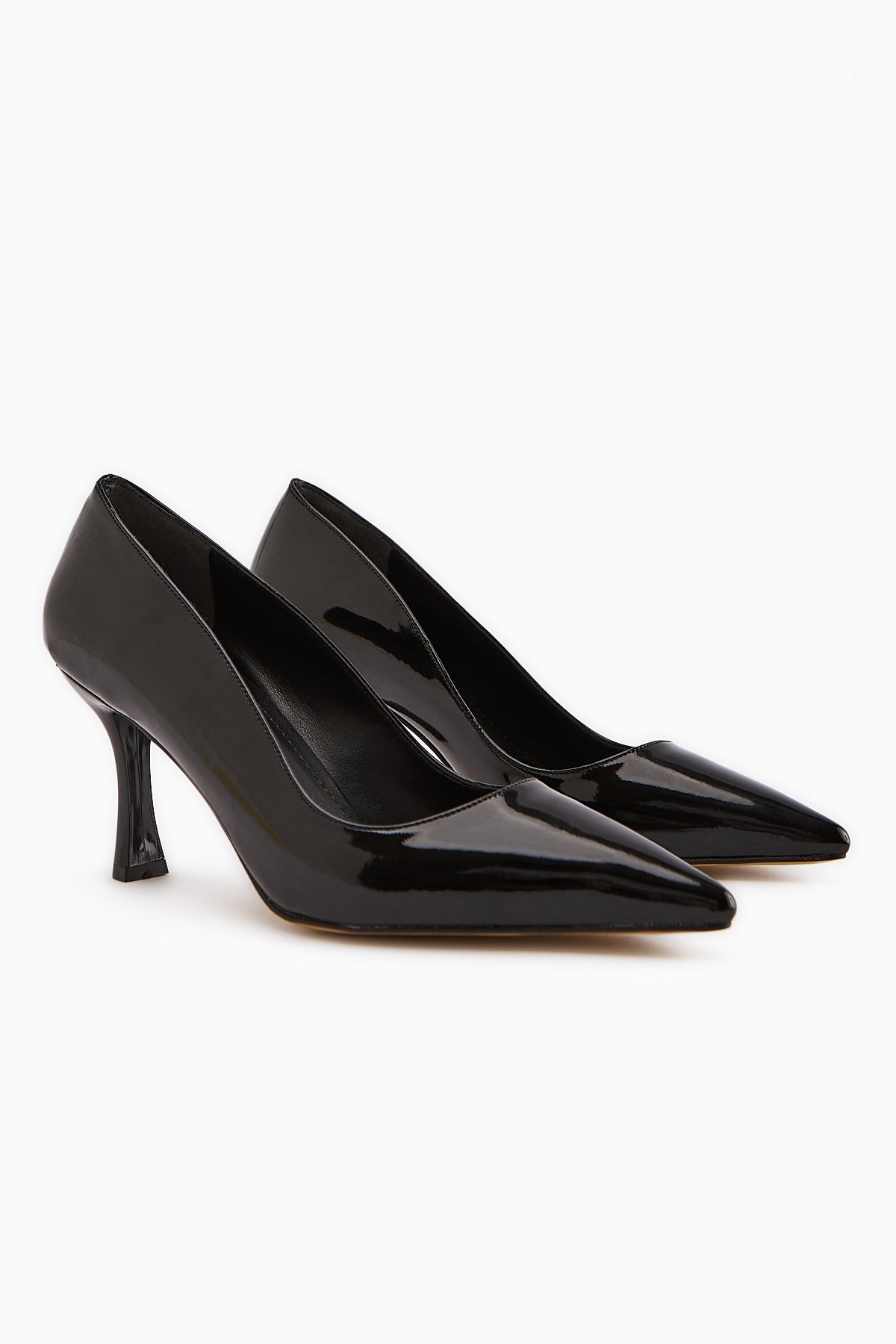 Dolly Black Patent Leather Stiletto Women's High Heel Shoes