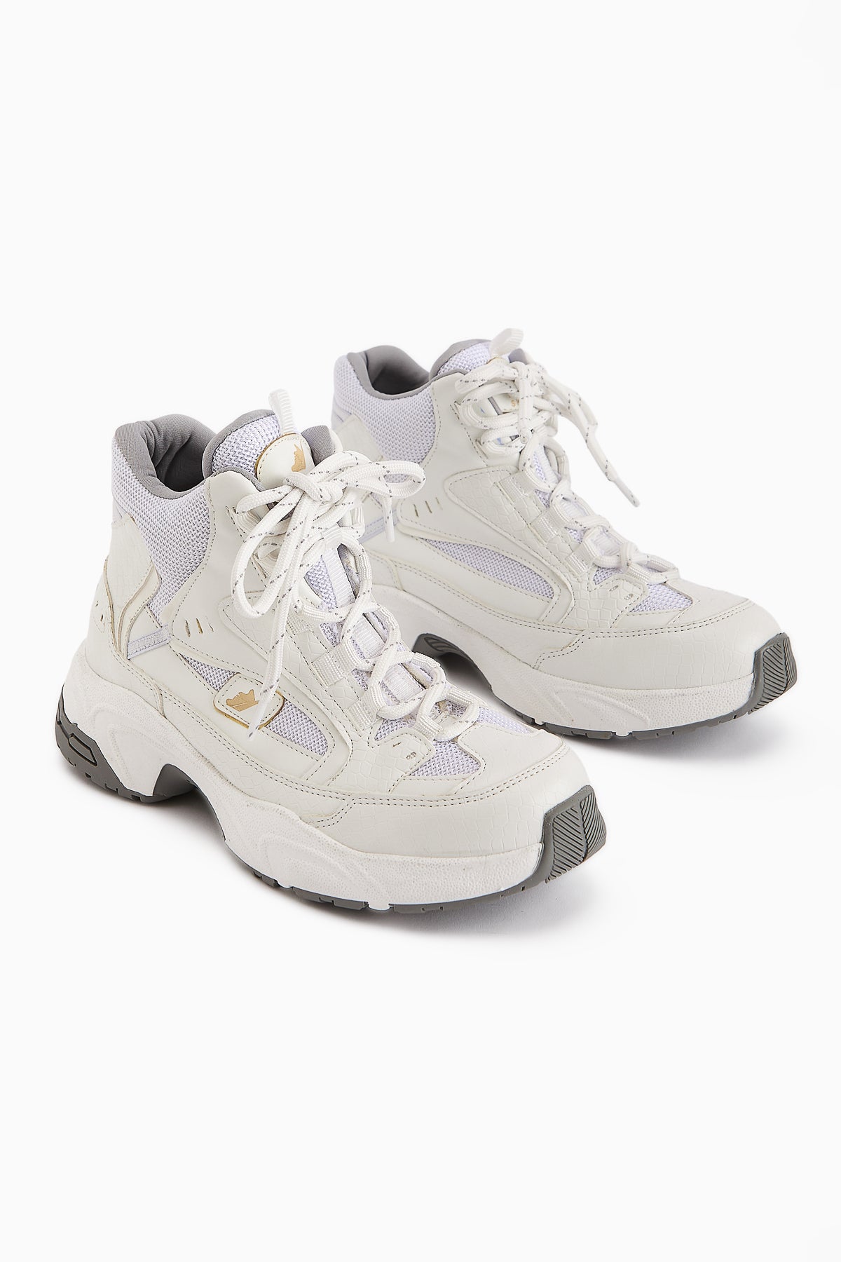 Nency White Laced Women's Sport Boot