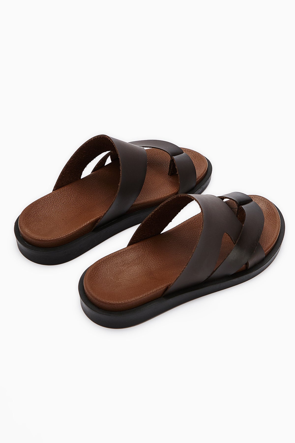 Candra Damen Kaffeebraun Zehentrenner-Sandale