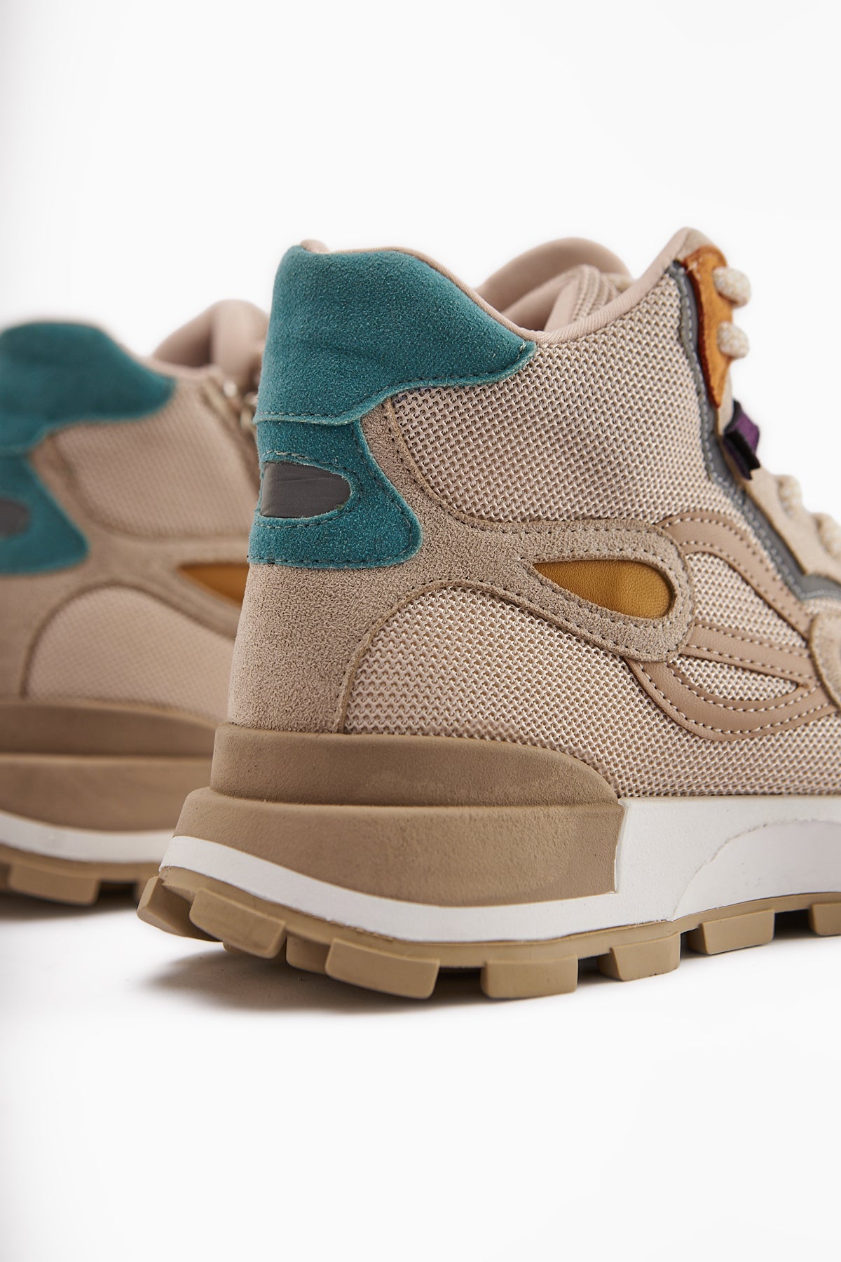 Emma Nude Suede Detailed Lace-Up Women's Sport Boot