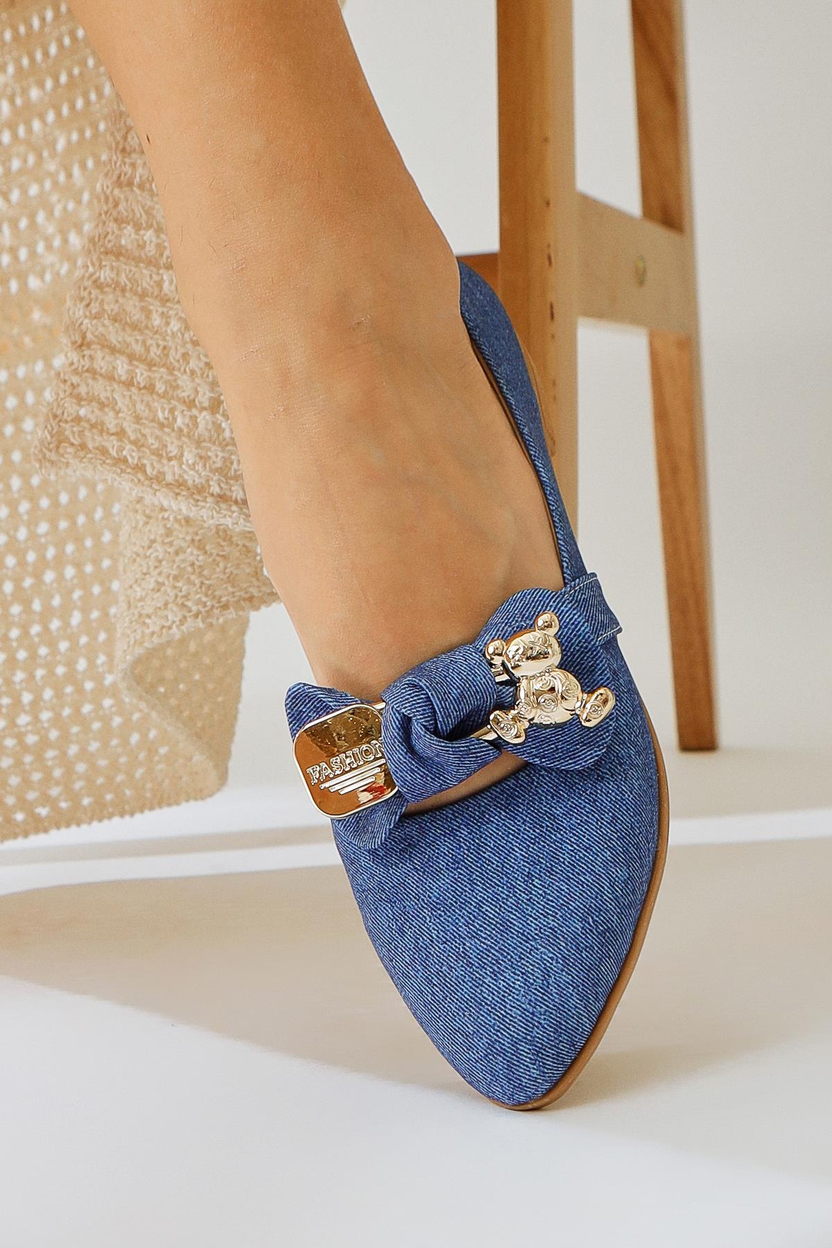 Joselin Blue Bow Accessory Ballerina