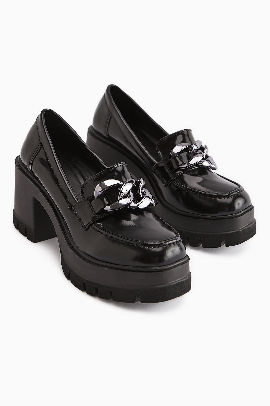 Chanpen Schwarze Schnalle Detail Damen Freizeitschuhe