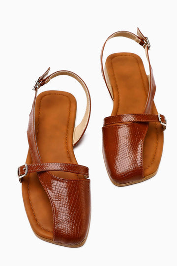 Almina Taba Gürtel-Detail Damen Sandale