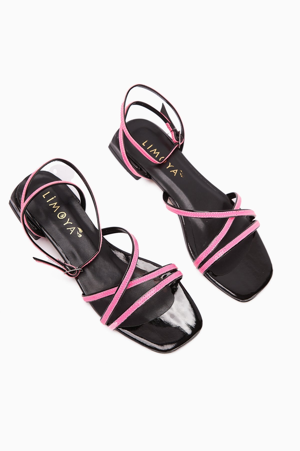 Nasima Fuchsia Knöchel-Bindung Damen Sandalen