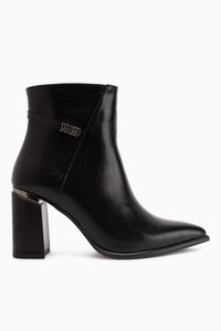 Lamia Schwarze Schnalle Detail Damen Stiefel