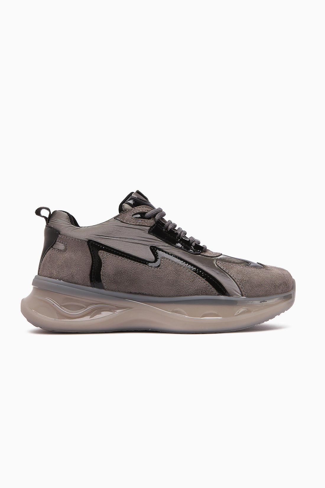 Tolin Grey Parachute Fabric Women's Sneakers