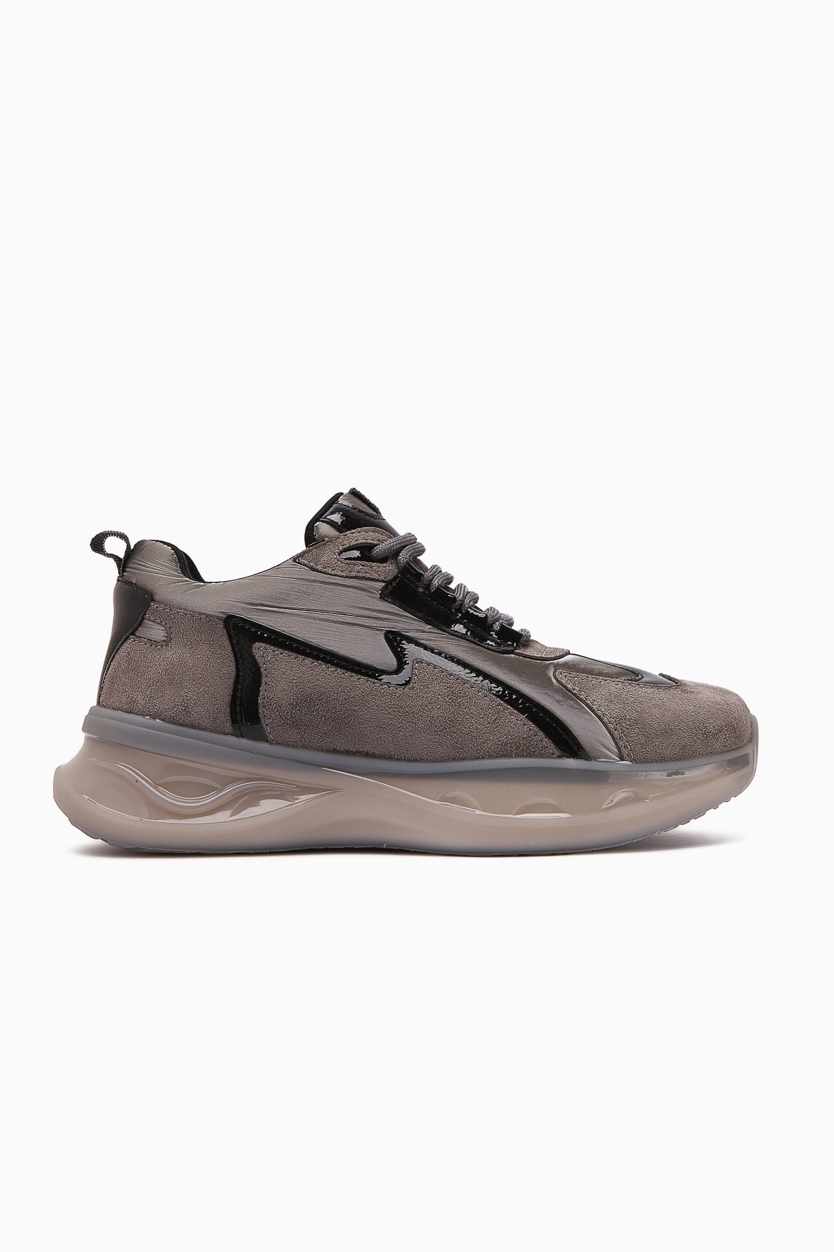 Tolin Grey Parachute Fabric Women's Sneakers