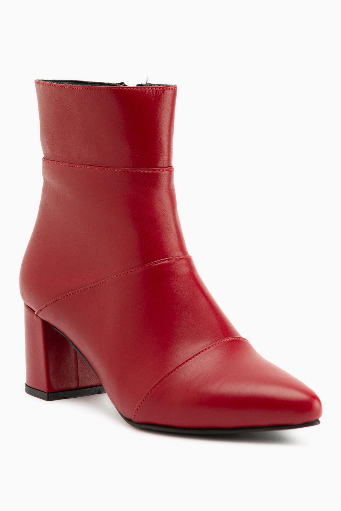 Amalia Echtes Leder Rote Absatz Damen Stiefel