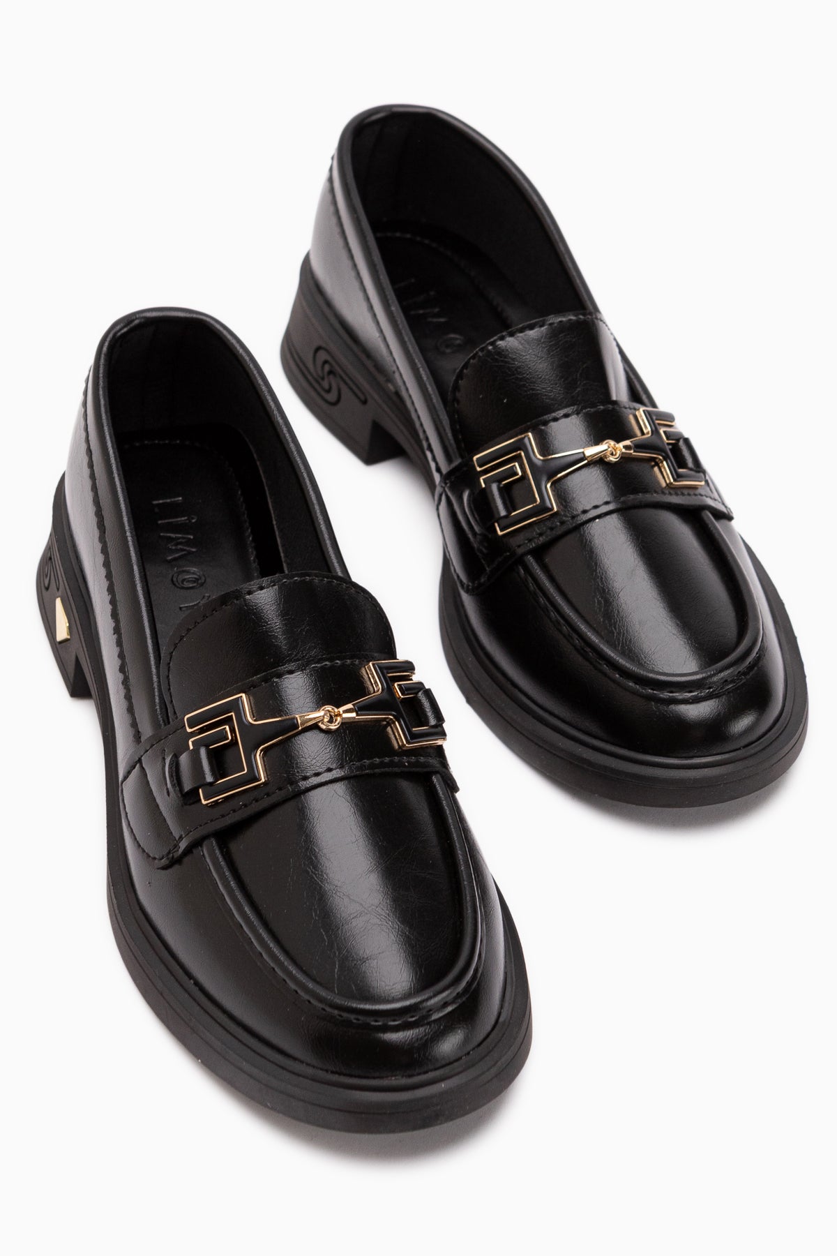 Clarie Black Buckled Women’s Loafer Daily Shoes