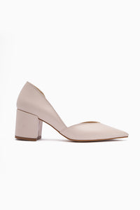 Albena Echtes Leder Offene Zehen Detail Damen Absatzschuhe