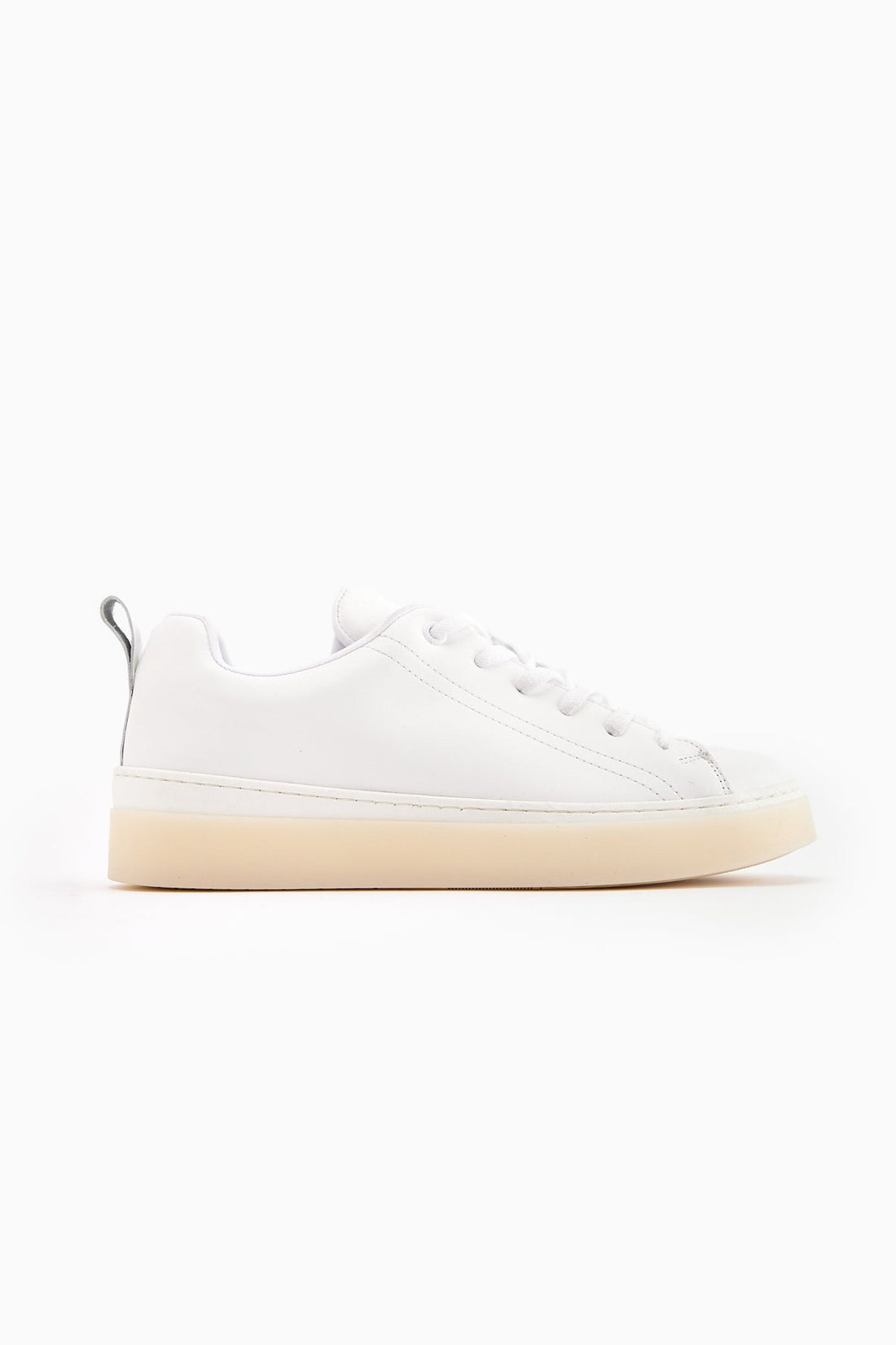 Lina Women's Genuine Leather White Sneakers